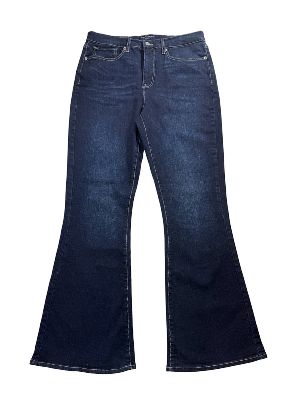 Lucky Brand NWT High Rise Flare Jeans Dark Wash Stretch Size 12